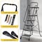 Wrightmaster 5.2 ft. Metal Lightweight Step Ladder, 10 ft. Reach, with Tool Tray 800 lb. Load Capacity ZOR-WK24-5D-DF - alternate 8