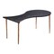 Homeroots Set of Two Black and Bronze Wood and Steel Free Form Coffee And End Table 572203 - alternate 9