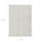 Homeroots 3' X 5' Ivory And Beige Geometric Washable Indoor Outdoor Area Rug 596195 - alternate 9