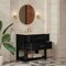 James Martin Vanities Lucian 36" Single Vanity, Carbon Oak, w/ 3 CM Tajnar Eclos Widespread Top D704-V36-CBO-WTJR - alternate 4