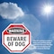 Signmission Warning Beware of Dog, 4 inch X 4 inch, Vinyl Decal, 2PK OC-D-2PACK-4-49 - alternate 4