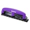 Bostitch EZ Squeeze Reduced Effort 3-Hole Punch, 12 Sheets, Purple 2105 - alternate 1