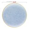 Smarty Had A Party 10.25" Clear Blue with Gold Rim Hammered Glass Disposable Plastic Dinner Plates, 120PK 8860-BG-CASE - alternate 7