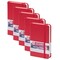 Talens Art Creation Sketchbook, 80 Sheets, 90lbs, Red Cover, 3.5'' x 5.5'', 5PK 9314201M - alternate 1
