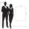 Azar Displays Floating Acrylic Wall Frame with Silver Stand Off Caps: 24in x 36in Graphic Size, 2PK 105536-2PK - alternate 8