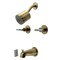Kingston Brass Double-Handle Tub and Shower Faucet, Antique Brass KBX8143KPS - alternate 1