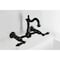 Kingston Brass Two-Handle Wall Mount Bridge Kitchen Faucet, Oil Rubbed Bronze KS2445AL - alternate 6