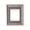 Homeroots 16" x 20" Gray Distressed Solid Wood Hanging Picture Frame 380272 - alternate 5
