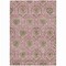 Homeroots 9' X 12' Chocolate Beige And Mauve Medallion Washable Indoor Outdoor Area Rug 587780 - alternate 9