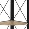 Homeroots 59" Taupe Metal Corner Bookcase 489786 - alternate 10