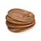 Picnic Time Family Of Brands NFL Minnesota Vikings - Wine Appetizer Plate Set Of 4 874-04-512-183-2 - alternate 1