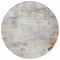 Homeroots 8' Linen Gray And Ivory Round Abstract Washable Indoor Outdoor Area Rug 616870 - alternate 8