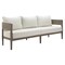 Homeroots 78" Beige Polypropylene Aluminum Sofa 667651 - alternate 1