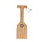 Picnic Time Family Of Brands Los Angeles Rams - Hardwood BBQ Grill Scraper with Bottle Opener, (Parawood) 871-00-505-333-2 - alternate 1