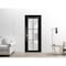 Sartodoors Solid French Door Frosted Glass Planum 2122 Black 42x80 Solid Core Modern Interior PLANUM2122ID-BLK-42 x 80-Butterfly - alternate 4