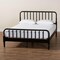 Baxton Studio Braith Farmhouse Black Spindle Wood King Size Platform Bed 258-14206-ZORO - alternate 9