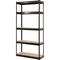 Unbranded L-Beam 34''x72''x14'' Black Steel 5-Tier Shelving UR341472BLK - alternate 7