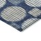 Homeroots 3' X 5' Navy Blue And Ivory Geometric Washable Indoor Outdoor Area Rug 593606 - alternate 8