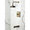 Kingston Brass Single-Handle Pressure Balanced Tub and Shower Faucet, Antique Brass KB5893AX - alternate 5