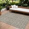 Homeroots 10' X 14' Brown Taupe And Ivory Geometric Washable Indoor Outdoor Area Rug 583275 - alternate 1