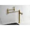 Kingston Brass Deck Mount Pot Filler Faucet, Brushed Brass KS3707CG - alternate 6