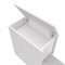 Homeroots 10" White Wood Freestanding Bathroom Vanity 473308 - alternate 6