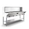 Koolmore Five Pan Open Well Electric Steam Table with Undershelf and Sneeze-Guard, 240V, . KM-OWS-5SG - alternate 9