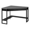 Homeroots 42" Gray and Black Corner Computer Desk 355734 - alternate 10