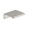 Amerock Streamline II 1-3/4 inch (44mm) Length Satin Nickel Cabinet Edge Pull, 25PK 25VMP37190G10 - alternate 1