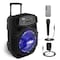 Pyle Pyle 12 in Portable Bluetooth Speaker System, 1000W, LED Lights, USB/Micro SD/FM/BT/Aux, Remote Control PPHP1264A - alternate 1