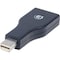 Manhattan - Strategic MINI DISPLAYPORT MALE TO DISPLAYPORT FEMALE, ADAPTER, BLACK 354141 - alternate 8