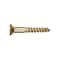 Hillman Wood Screws, Brass, Phillips Head, #6 x 1-In  , 100PK 385660 - alternate 5