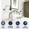 Jonathan Y Rover 7" Classic Industrial Metal Adjustable Arm LED Wall Sconce, Navy/Black, 2PK JYL7462G-SET2 - alternate 9