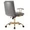 Leisuremod Regina Modern Executive Leather Office Chair, Titanium Grey RO19GRL - alternate 9