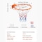 Vevor Basketball Rim Replacement Outdoor Heavy Duty Hanging Flex Hoop Net LQ-10 - alternate 7