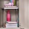 Lockermate By Bostitch Stac-A-Shelf Locker Organizer Shelf, Stackable, Extra Tall, Fits Standard Size School Lockers, Black 5090-BLK - alternate 7