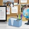 Acrimet Desktop Organizer Pencil, Pen, Paper, Clip, Caddy Holder (Plastic) (Paper Included) (Blue Color) 954.AO - alternate 7