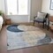 Homeroots 3' X 5' Sky Blue Brown And Beige Geometric Washable Indoor Outdoor Area Rug 604947 - alternate 6