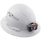 Klein Tools Hard Hat with Lamp, PC/ABS, 4-point Point Ratchet with Pivot, Type 1, Class C, White 60407RL - alternate 9