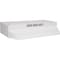 Broan-Nutone F40000 Series 30'' Convertible White Under-Cabinet Range Hood F403011 - alternate 6