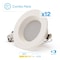 Infibrite 4 In. 5CCT Selectable 9W 750LM Recessed Retrofit LED Downlight, Dimmable, Wet Rated, 12PK IB-005-8-9W-WH-12PK - alternate 1
