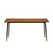 Homeroots 71" Brown And Black Steel Dining Table 544711 - alternate 1