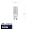 Bulbrite 35-Watt Equivalent T4 Dimmable Bi-Pin (G9) LED Light Bulb Warm White, 2PK 861526 - alternate 11