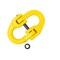 Mytee Products 1/2in Grade 80 Coupling Link, Hammerlink, Hammer Lock Chain Connector (4 Pack), 4PK G8-CL-12x4 - alternate 6
