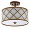 Jonathan Y Elizabeth 13.25" Metal LED Flush Mount, Gold/White JYL3505A - alternate 7