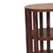 Homeroots 22" Brown Solid Wood Round Nightstand 651792 - alternate 8