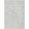 Homeroots 5' X 8' Silver And Ivory Geometric Washable Indoor Outdoor Area Rug 577596 - alternate 9