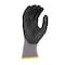 Radians Foam Nitrile Coated Gloves, Palm Coverage, Black/Gray, S,  RWG11TS - alternate 3