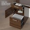 Bestar U Shaped Desk U-Shape Desk, 93-39/64" D X 65.9" H, 65" W X Melamine, Dark Chocolate 52414-79 - alternate 5