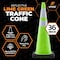 Xpose Safety Traffic Safety Cone, 36 in, Premium PVC, Dual 6 in & 4 in Reflective Collar, Lime Green, 8 pk LTC36-64-8-X - alternate 6